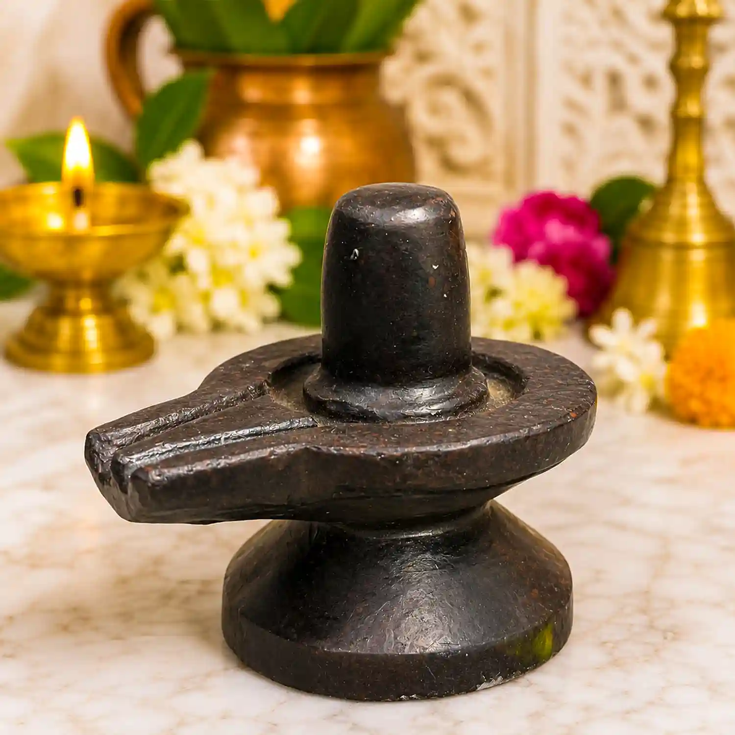 Narmadeshwar Akhand Shivling  2.5 Inch